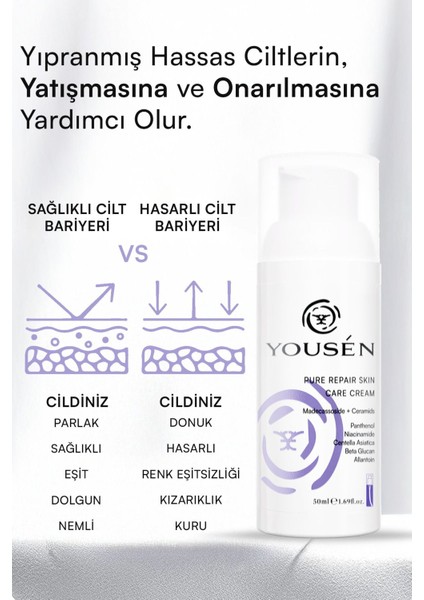 Bariyer Onarıcı ve Yatıştırıcı Nemlendirici Cilt ve Yüz Bakım Kremi fırsatları