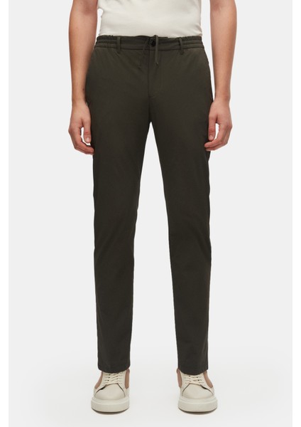 Ds Damat Relaxed Fit Haki Armürlü Ince ve Hafif Rpt Jogger Pantolon