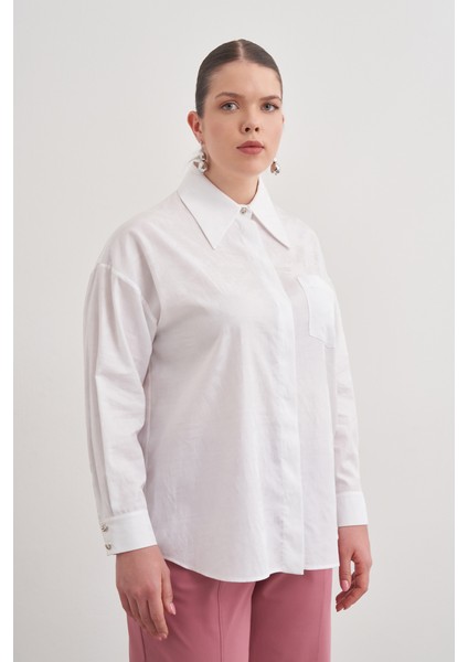 Jakar Desenli Cotton Gömlek fırsatları