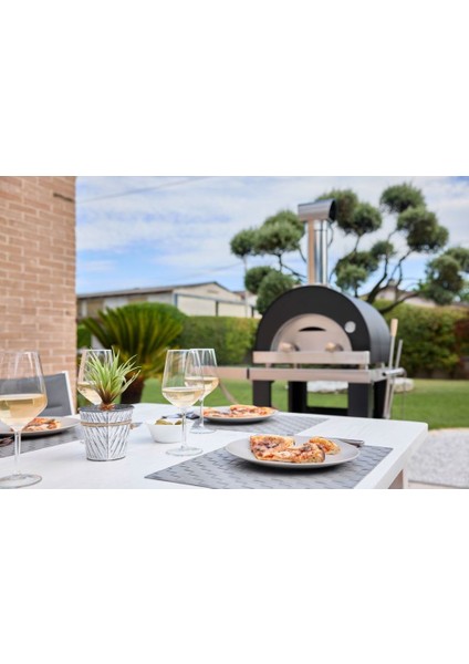 Double Pizza Odun Ateşli Stainless Steel Pizza Fırını