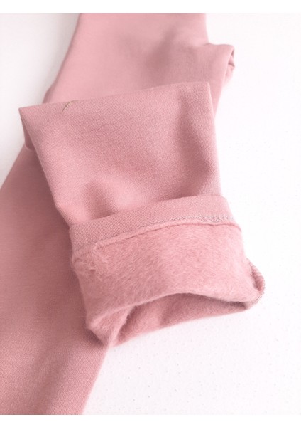 Kız Çocuk Beli Lastikli Paçaları Nakışlı Pamuklu Kışlık Kumaş Tayt Pantolon fırsatları