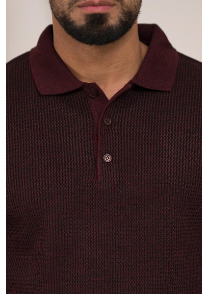 Polo Yaka Armürlü Yünlü Erkek Triko Kazak indirimleri