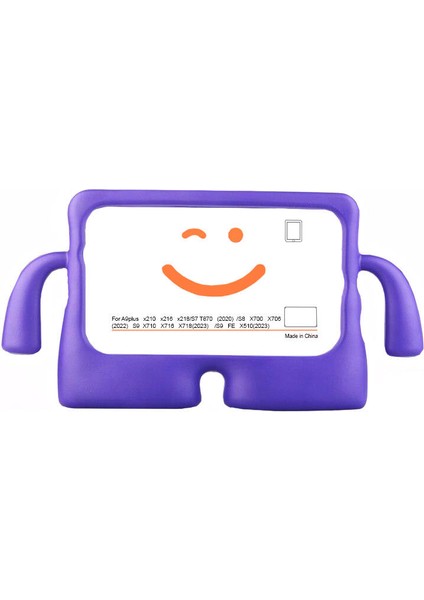 Samsung Galaxy Tab S9 Fe Kılıf Çocuklar İçin Kollu Zribuy