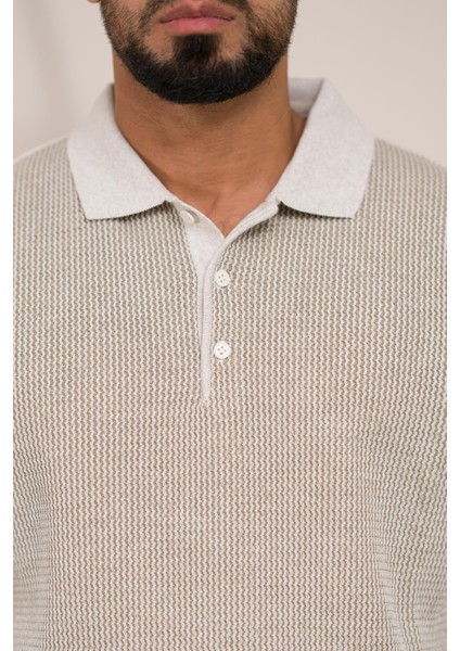 Polo Yaka Armürlü Yünlü Erkek Triko Kazak indirimleri