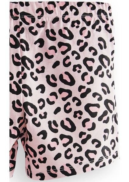 Leopar Kız Çocuk 2'li Pijama Takım