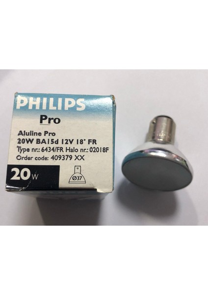 Phılıps 6434/FR 12V 20W BA15D 18° Halojen Lamba