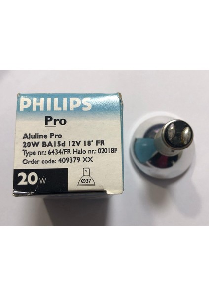Phılıps 6434/FR 12V 20W BA15D 18° Halojen Lamba fiyatları