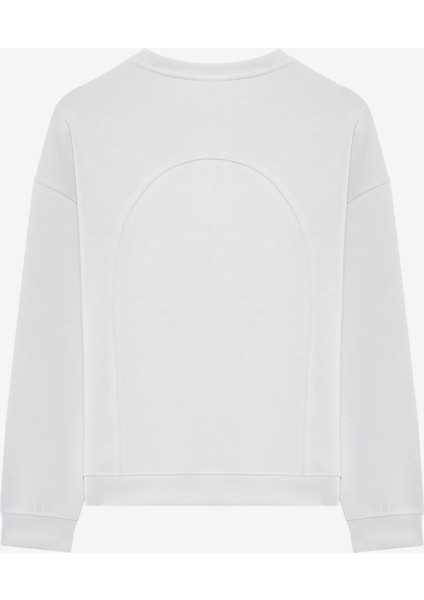 W Lounge Loose Crew Neck Sweatshirt Kadın Gri Sweatshirt S2510052-035 fiyatları