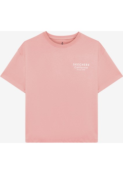 W Loose Fit Graphic Tee T-Shirt Unisex Pearl Blush Tshirt S2510134-609