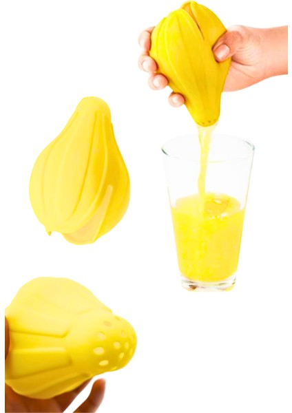Limon Sıkacağı Meyve Portakal Suyu Sıkma Aparatı Silikon Çok Amaçlı Mutfak Aleti