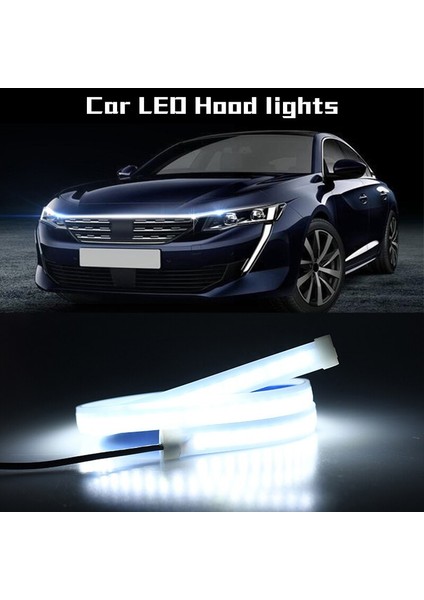 Geely Echo Gündüz Ledi Kaput Ledi Silikon 150 cm Mavi Sc