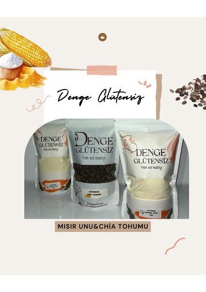 Denge Glütensiz Mısır Unu & Chia Tohumu Set fiyatları