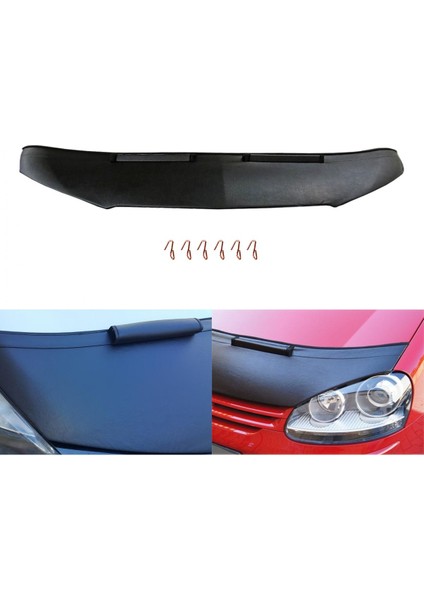 Renault Clio 4 2016 Suni Deri Lüx Kaput Koruyucu Maske