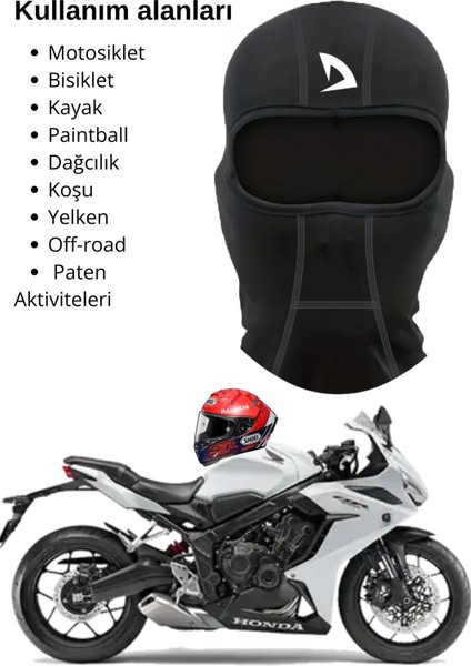 Motosiklet Balaklava Termal Motorcu Maske Termal Çok Amaçlı Sporcu Maskesi