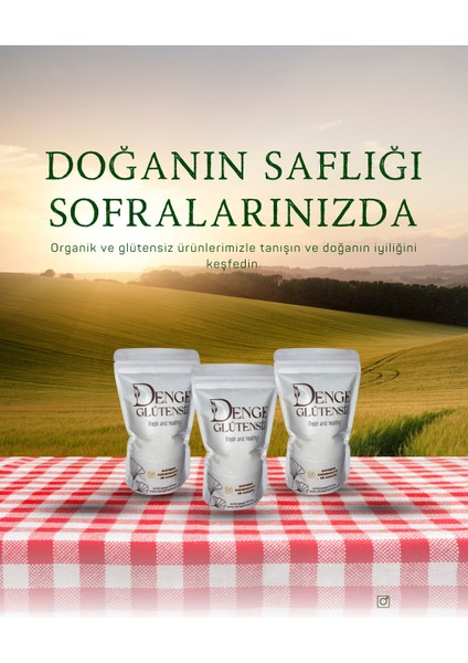 Denge Glutensiz Karabuğdaylı Un Karışımı 3'lü Paket