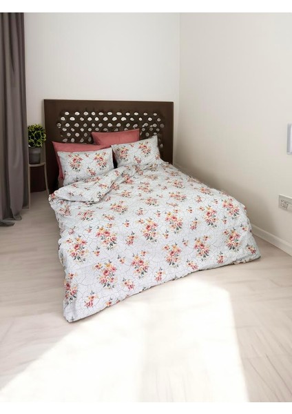 Trg Home Çift Kişilik Modern Nevresim Takımı Lastiksiz Çarşaf