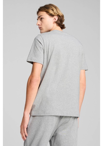 ESS ELEVATED Tee GRI Erkek Kısa Kol T-Shirt modelleri