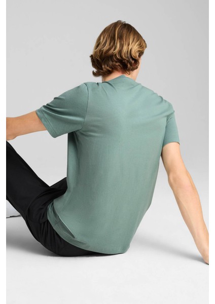 Ess Elevated Tee Yeşil Erkek Kısa Kol T-Shirt