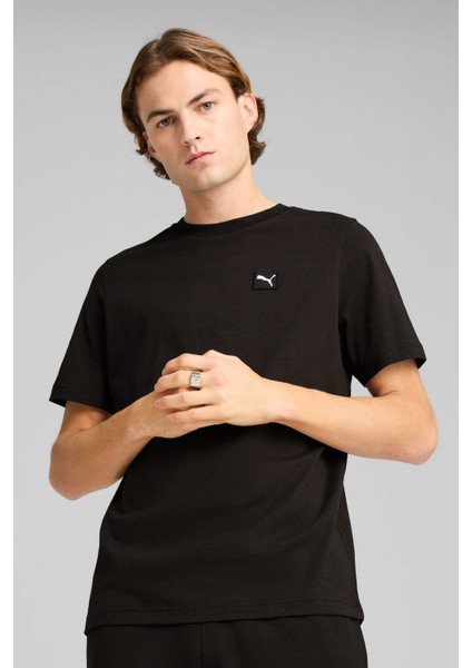 ESS ELEVATED Tee Siyah Erkek Kısa Kol T-Shirt