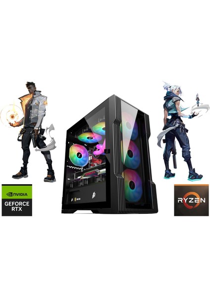 Ryzen 5 7600X 32 GB Ddr5 1 Tb M2 SSD 8 GB Rtx 4060TI Windows 11 Pro Masaüstü Oyuncu Bilgisayar