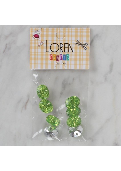 Crafts Yeşil 8 Li Düğme - 247