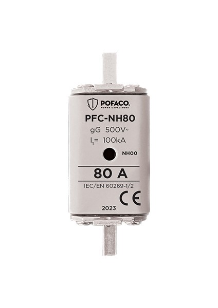 PFC-NH80 80A Nh 00 Boy Bıçaklı Sigorta