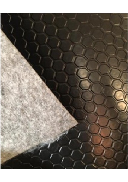 Para Desen Keçeli Pvc Paralı Muşamba Siyah Zemin Döşeme Paspas Oto Araç Döşeme