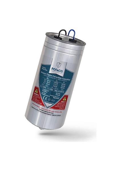 2,5 Kvar 230V Monofaze Silindir Kondansatör