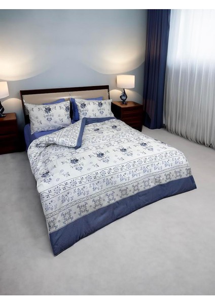 Trg Home Çift Kişilik Modern Nevresim Takımı Lastiksiz Çarşaf