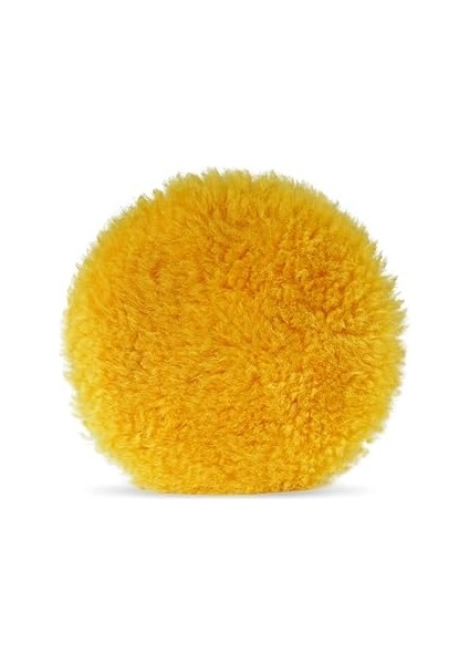 Kuzu Yünü Polisaj Keçesi/pedi Lite-Ağır Çizik GIDERICI-150MM-KUZU Postu Araç Pasta Cila Keçesi