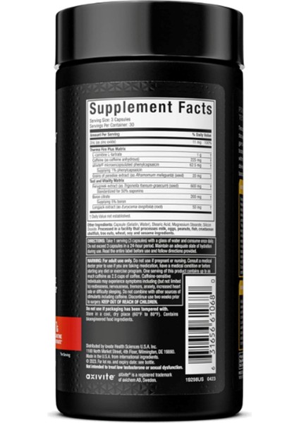 Alphatest Thermo Test Booster For Men - T-Boost Mens - Muscle Growth, Stamina & Energy - 90 Capsul.made In Usa fiyatları