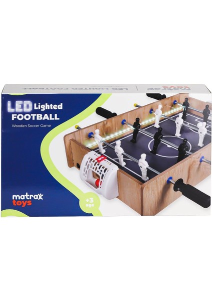 406 Ahşap Ledli Masa Maçı Oyunu -Akçiçek Oyuncak