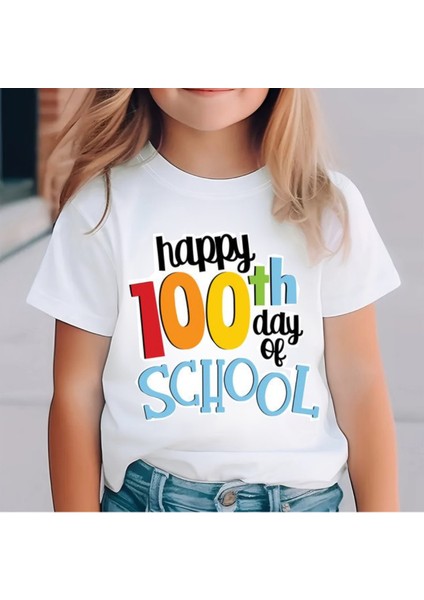 100 Gün Etkinlik Okul Tişörtü