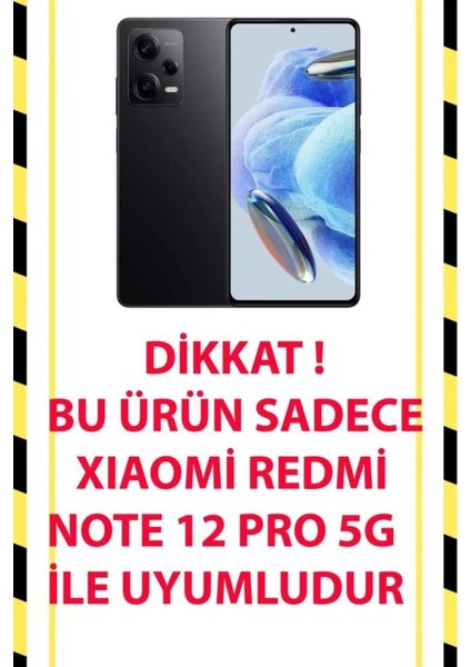 Xiaomi Redmi Note 12 Pro 5g Uyumlu 3D Taş Kurdele Kelebek Kalp Glitter Motifli Simli Sert Kapak