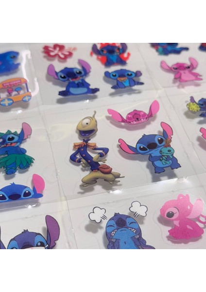Sevimli Stitch Sticker Seti - 402 Adet - Ajanda, Günlük, Scrapbook, Bullet Journal Çıkartma