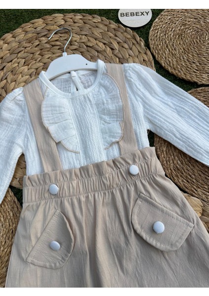Müslin Gömlekli Kız Elbise