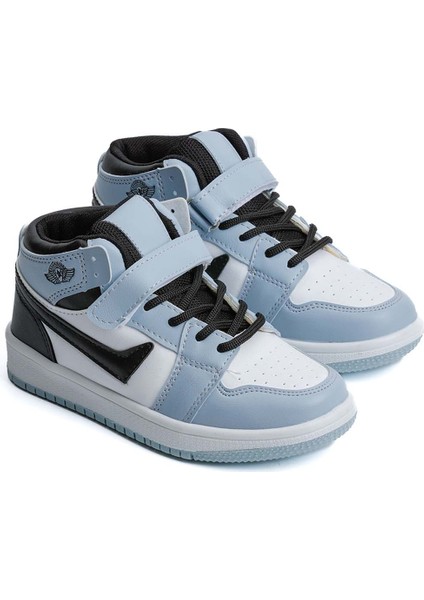 Beyaz Mavi Çocuk Sneaker 7169
