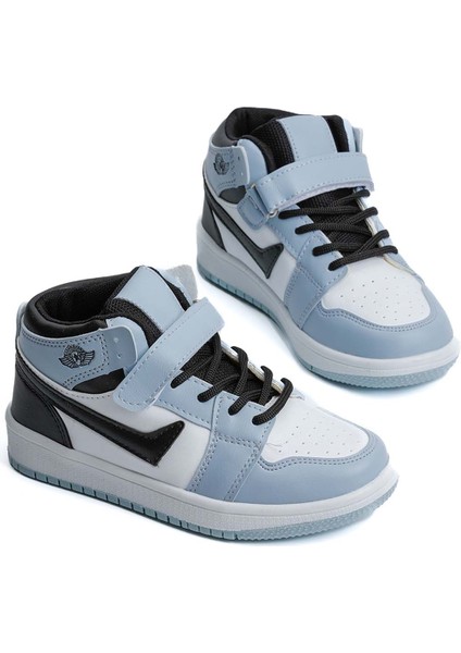 Beyaz Mavi Çocuk Sneaker 7169