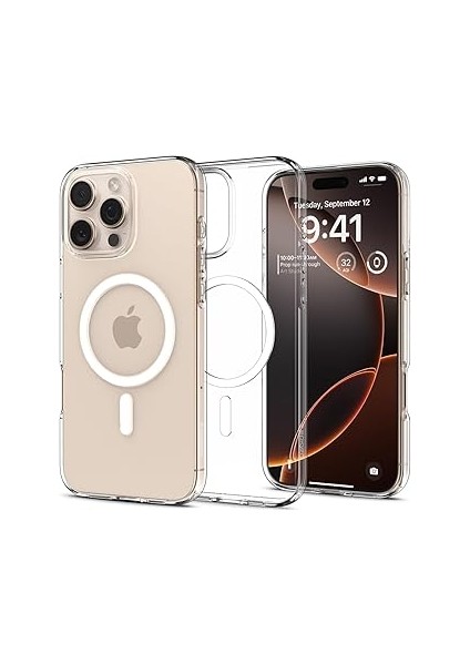Iphone 16 Pro Kılıf Liquid Crystal Magfit Magsafe Özellikli Crystal Clear - ACS08389