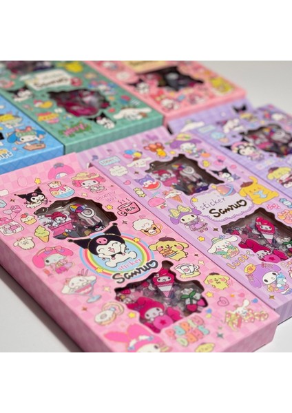 400 Adet Sanrio Kawaii Karakterleri Sticker Seti - Bullet Journal, Ajanda, Günlük, Scrapbook Çıkartma