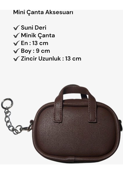 Acı Kahve Mini Boy Çanta Aksesuarı modelleri