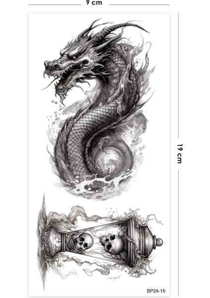 Ejderha Dövmesi Unisex Geçici Dövme Dragon Tattoo fiyatları
