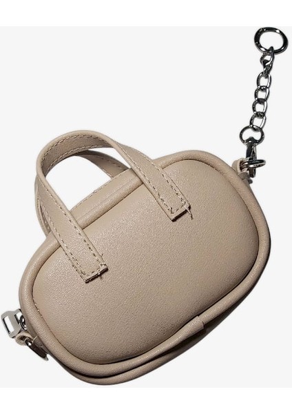 Bej Mini Boy Çanta Aksesuarı