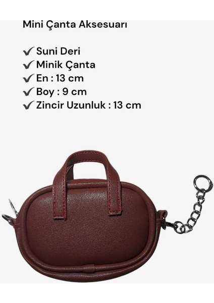 Bordo Mini Boy Çanta Aksesuarı fiyatları