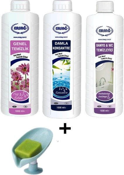 Genel Temizlik - Damla Konsantre - Banyo Wc Temizleyici + ( Sabunluk Hediye'li ) 105- 102