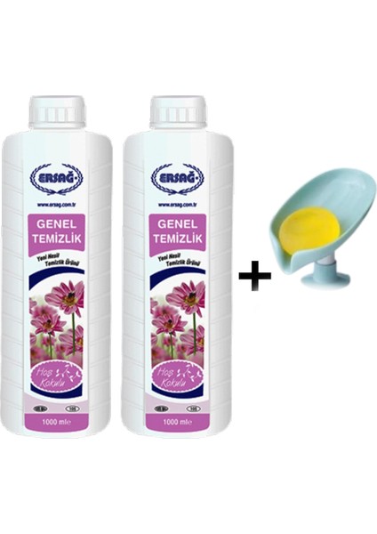 Genel Temizlik (2 Adet) 1000 ml + ( Sabunluk Hediye'li ) 105-43
