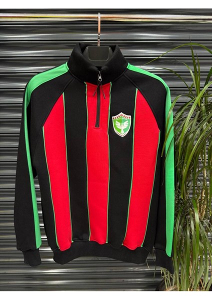 Oversıze 3 Iplik Şardonlu Fermuarlı Kaliteli Sweat Amed Spor fiyatları