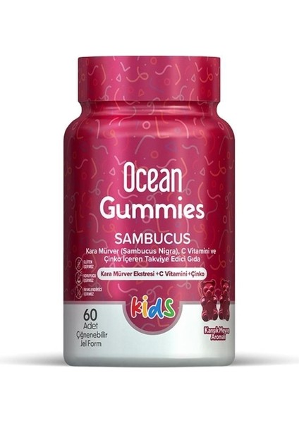 Gummies Sambucus 60 Çiğnenebilir Jel Form