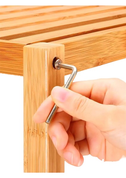 Bambu Kirli Sepetli 2 Rafli Çok Amaçlı Banyo Düzenleyici Çamaşır Sepeti Organizer fırsatları