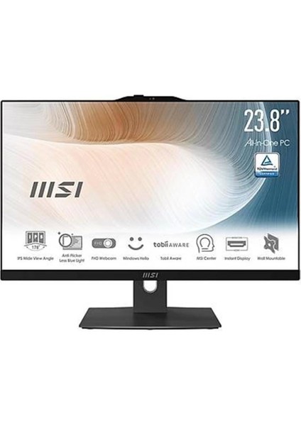 Msı Modern AM242P 12M-1036XTR I5-1235U 16GB 1tb SSD 23.8 Fhd Freedos All In One Bilgisayar